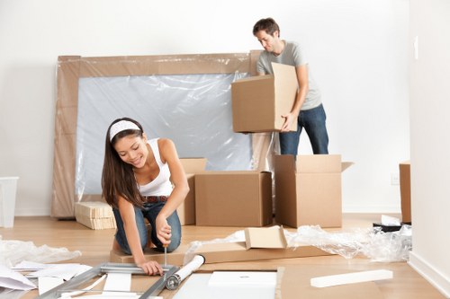 Professional team handling upright piano removals in Wandsworth