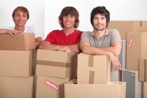 Local removal van service navigating a Wandsworth residential move