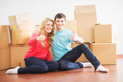 Careful packing and labeling for a move in Wandsworth