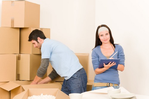 Local van moving boxes and household items in Wandsworth