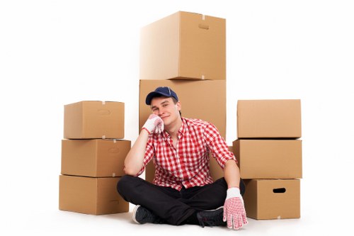 Planning an office move in Wandsworth with desks, files, and IT equipment