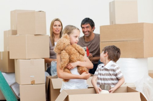 Retail and office removals during a Wandsworth business move
